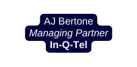 AJ Bertone Managing Partner In Q Tel