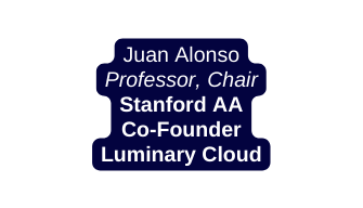 Juan Alonso Professor Chair Stanford AA Co Founder Luminary Cloud