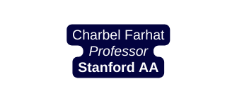 Charbel Farhat Professor Stanford AA