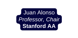 Juan Alonso Professor Chair Stanford AA